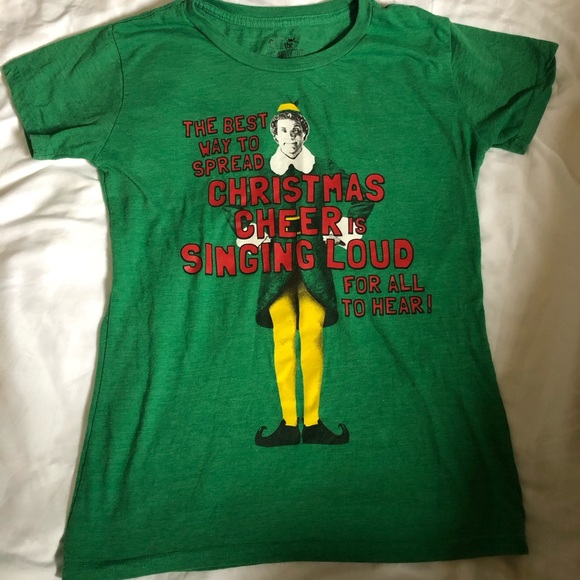 Tops - ELF the movie fitted graphic t-shirt